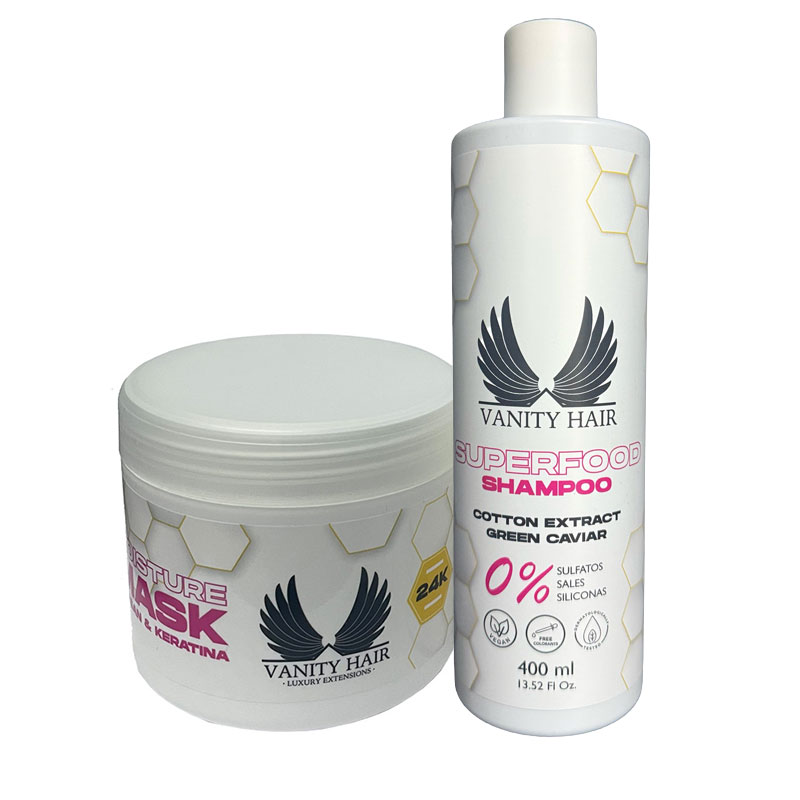 Pack Shampoo Super Food 0% & Mask Vanity Hair