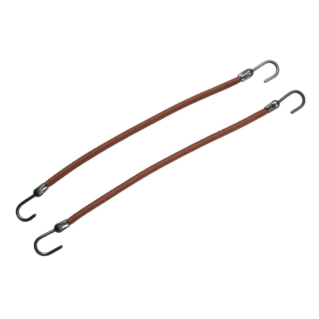 CARTON 12 GOMAS C/GANCHO MARRON                 